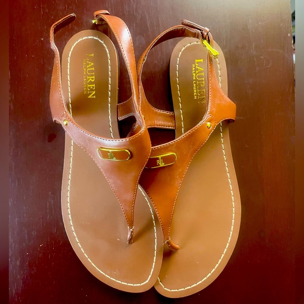 Ralph Lauren size 11 thong sandals.